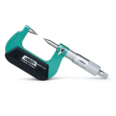 Micrômetro universal externo com pontas conicas 0 a 025mm 3230-25a insize