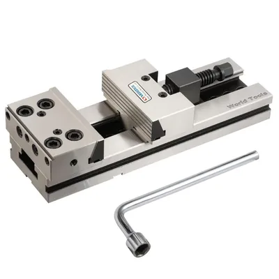 Morsa modular fixa de precisão abertura 0 a 100mm mordentes 100mm - vmp-4 vertex