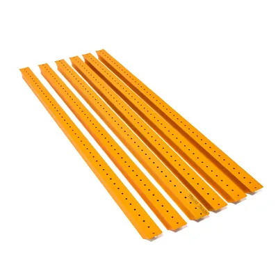 Jogo com 06 protetores para canal da mesa de fresadoras 16mm comprimento 400mm - vst-16 vertex
