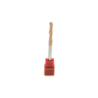 Fresa metal duro 55hrc esférica 2 cortes ø 03,0 - 075 - 06,0mm h03 média altisin - guran