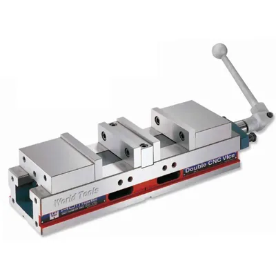 Morsa dupla de precisão autocentrante abertura 0 a 200mm mordentes 104mm - hdl-4 homge