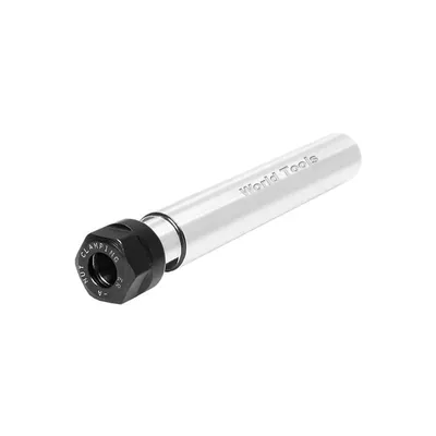 Haste paralela porta pinça er-08a ø 16 x 100mm porca sextavada - c16-er08a-100l world tools