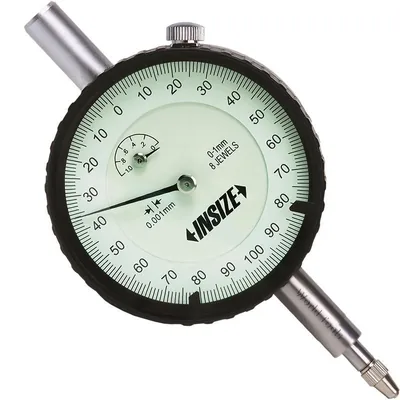 Relógio comparador 0 a 01 x 0,001mm milesimal com mostrador de 58mm - 2313-1fa insize