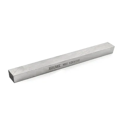 Bits quadrado hss 1/2" x 6" polegadas sem cobalto - rocast