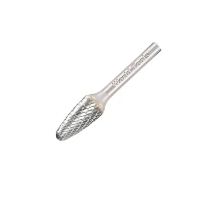 Lima rotativa de metal duro arvore arredondada ø 08,0mm h6 double cut - p811 dormer