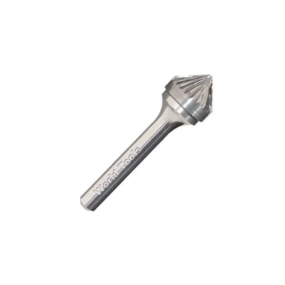 Lima rotativa de metal duro tipo escareador 90 graus ø 12,7mm h6 - p819 dormer