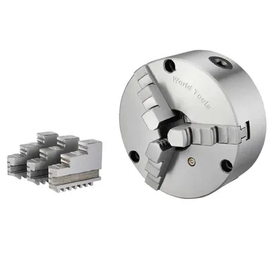 Placa de torno 3 castanhas universais ø 200mm com furação frontal - k-11200-e viber