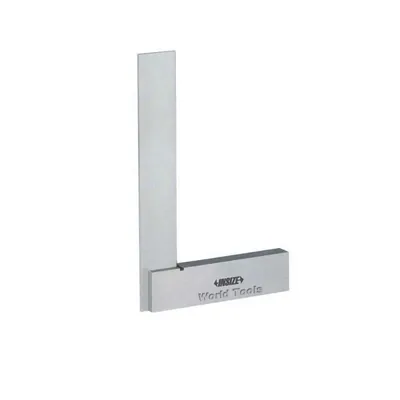 Esquadro com base para mecânico aço carbono 200 x 130mm classe 2 din875 - 4707-200 insize