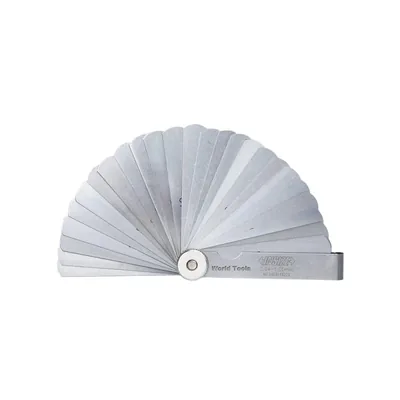 Calibre de folga comprimento de 075mm com 25 peças 0,04 a 1,00mm - 4601-25 insize