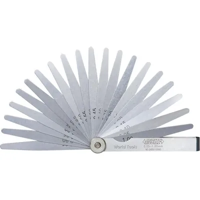 Calibre de folga comprimento de 300mm com 20 peças 0,05 a 1,00mm - 4605-202 insize