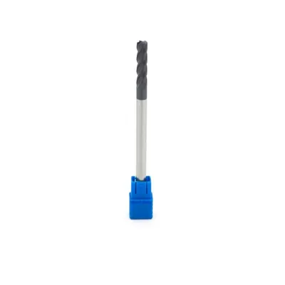 Fresa metal duro 45hrc toroidal 4 cortes ø 08,0 - r1,0 - 100 - 20,0mm h08 longa tialn - guran