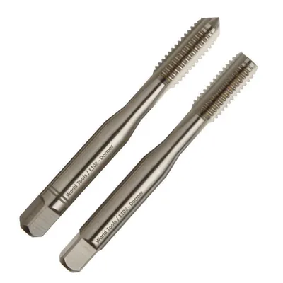 Jogo de macho manual hss 2b unc 7/16" x 14 tpi duas peças ii e iii din352 - e108 dormer