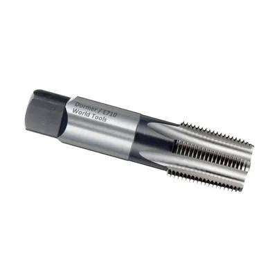 Macho cônico hss npt 1/8" x 27 tpi brilhante - e710 dormer