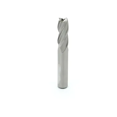 Fresa hss reta 4 cortes ø 1/2" x 080mm - induline 0400 indaço
