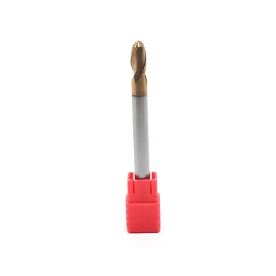 Fresa metal duro 55hrc esférica 2 cortes ø 06,0 - 075 - 12,0mm h06 média altisin - guran