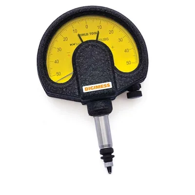 Relógio comparador 0 a 0,050 x 0,001mm milesimal tipo meia lua - 121.334 digimess