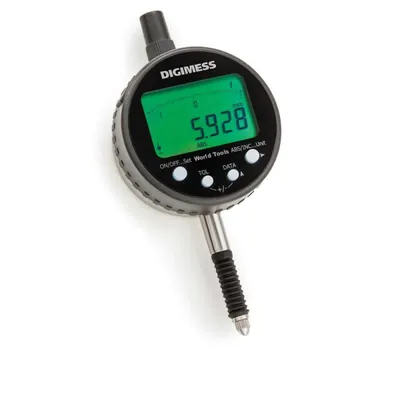 Relógio comparador digital 0 a 12,7 x 0,001mm a prova d`água proteção ip65 - 121.338 digimess