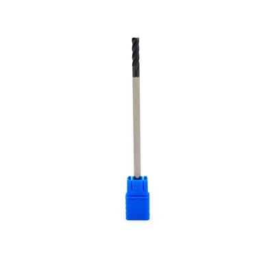 Fresa metal duro 45hrc reta 4 cortes ø 04,0 - 100 - 20,0mm h04 longa tialn - guran