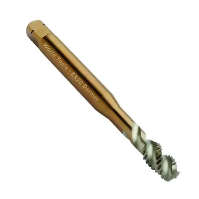 Macho máquina canal helicoidal hss-e 2b unc n8 5/32" x 32 tpi brilhante din2184-1 - ex20 dormer