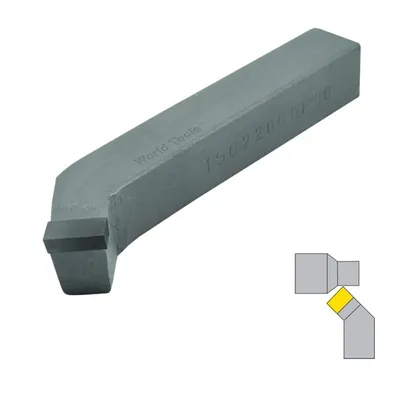 Ferramenta soldada curva de desbaste para tornear externo iso2 1212 dp30 - guran