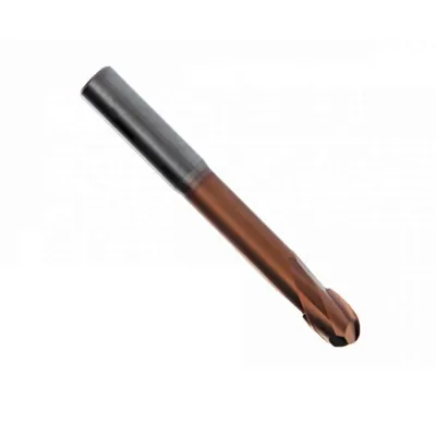 Fresa metal duro esférica 2 cortes ø 06,0 com cobertura tisin - s231 dormer