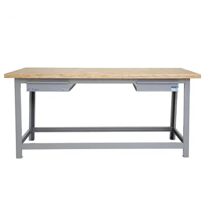 Bancada multiuso desmontável com tampo compensado de pinus 2000 x 600 x 880mm - bm-e marcon