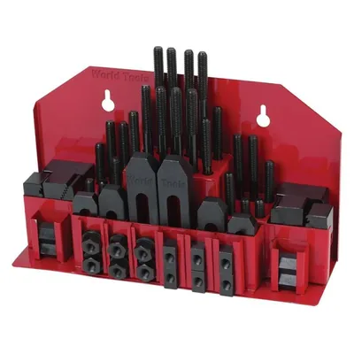 Kit de fixação com 58 peças para mesa com canal de 18,0mm fuso m16 - gr-16 viber