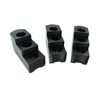 Jogo de 3 castanhas dura para placa sanchully de 8" polegadas - kit-210/3du sanjing