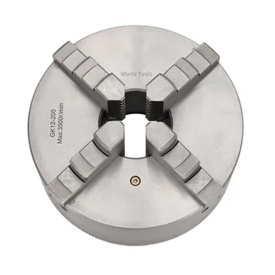 Placa de torno 4 castanhas universais ø 130mm com furação traseira - k-12130 viber