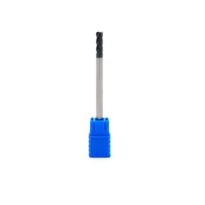 Fresa metal duro 45hrc reta 4 cortes ø 06,0 - 100 - 30,0mm h06 longa tialn - guran