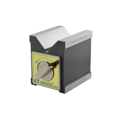 Bloco em v magnético com força de 30kgf e dimensões 070 x 054 x 073mm - vcp-26 vertex