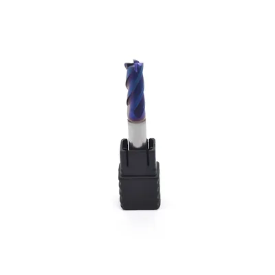 Fresa metal duro 63hrc reta 4 cortes ø 06,0 - 050 - 15,0mm h06 curta blue - guran