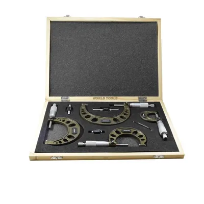 Jogo de micrômetros externos 0 a 100m com 4 peças - 503.021 king tools