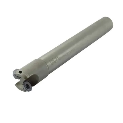 Fresa de topo ø 25 x 200mm 2 cortes haste ø 25,0mm para inserto ofmt 05t3 - black tools