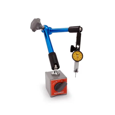 Base magnética 080kgf p/relógio haste articulável hidráulica 435mm c/ajuste fino - 270.241 digimess