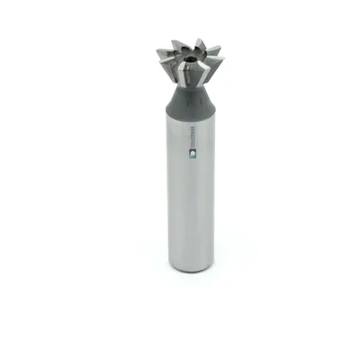 Fresa angular hss ø 16,0 x 060mm 45 graus haste cilíndrica corte a direita din1833 - 1651 indaço