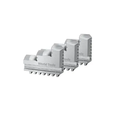 Jogo de 3 castanhas externas inteiriças para placa k-11200 de 200mm - world tools