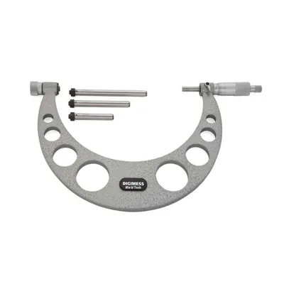 Micrômetro externo com batentes intercambiáveis 0 a 150 x 0,01mm - 110.220a digimess