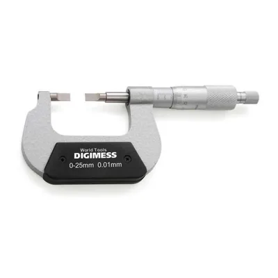 Micrômetro externo tipo lâmina 0 a 025 x 0,01mm - 112.207b digimess