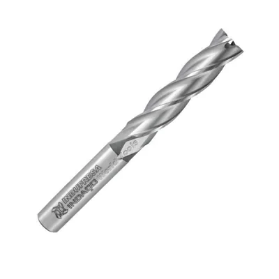 Fresa hss reta 4 cortes ø 20,0 x 141mm longa din844 a-n - 1501.1 indaço