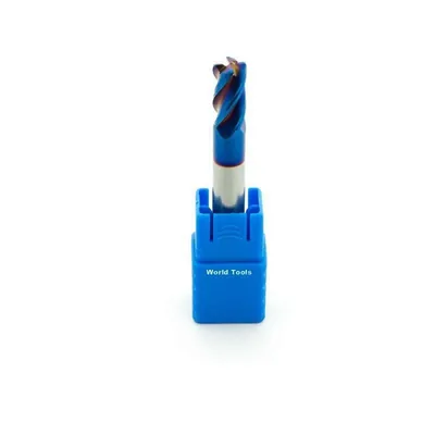 Fresa metal duro 63hrc toroidal 4 cortes ø 05,0 - r0,5 - 050 - 13,0mm h05 curta blue - guran