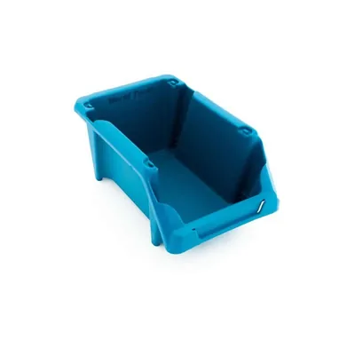 Caixa de plástico empilhável azul número 3 - presto