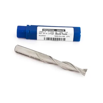Fresa hss reta 2 cortes m42 co8 ø 20,0 x 141mm longa din327 b-n - 1445.4 indaço