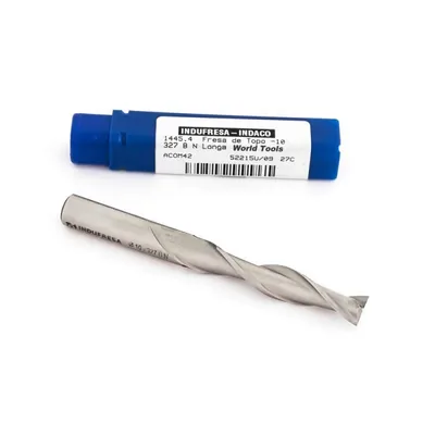 Fresa hss reta 2 cortes m42 co8 ø 08,0 x 088mm longa din327 b-n - 1445.4 indaço