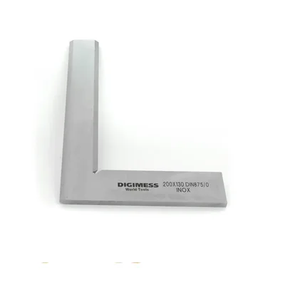 Esquadro de precisão com fio 200 x 130mm classe 0 din875 - 170.010 digimess