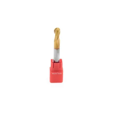 Fresa metal duro 55hrc esférica 2 cortes ø 08,0 - 075 - 16,0mm h08 média altisin - guran