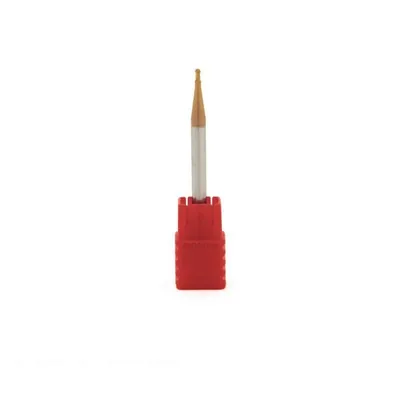 Fresa metal duro 55hrc esférica 2 cortes ø 01,5 - 075 - 03,0mm h06 longa altisin - guran