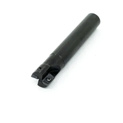 Fresa de topo ø 25 x 150mm 2 cortes haste ø 24,0mm para inserto apkt 1604 - guran