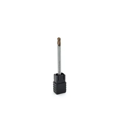 Fresa metal duro 55hrc esférica 4 cortes ø 04,0 - 050 - 08,0mm h04 curta altisin - guran