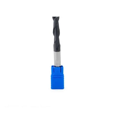 Fresa metal duro 45hrc reta 2 cortes ø 10,5 - 075 - 30,0mm h12 curta tialn - guran